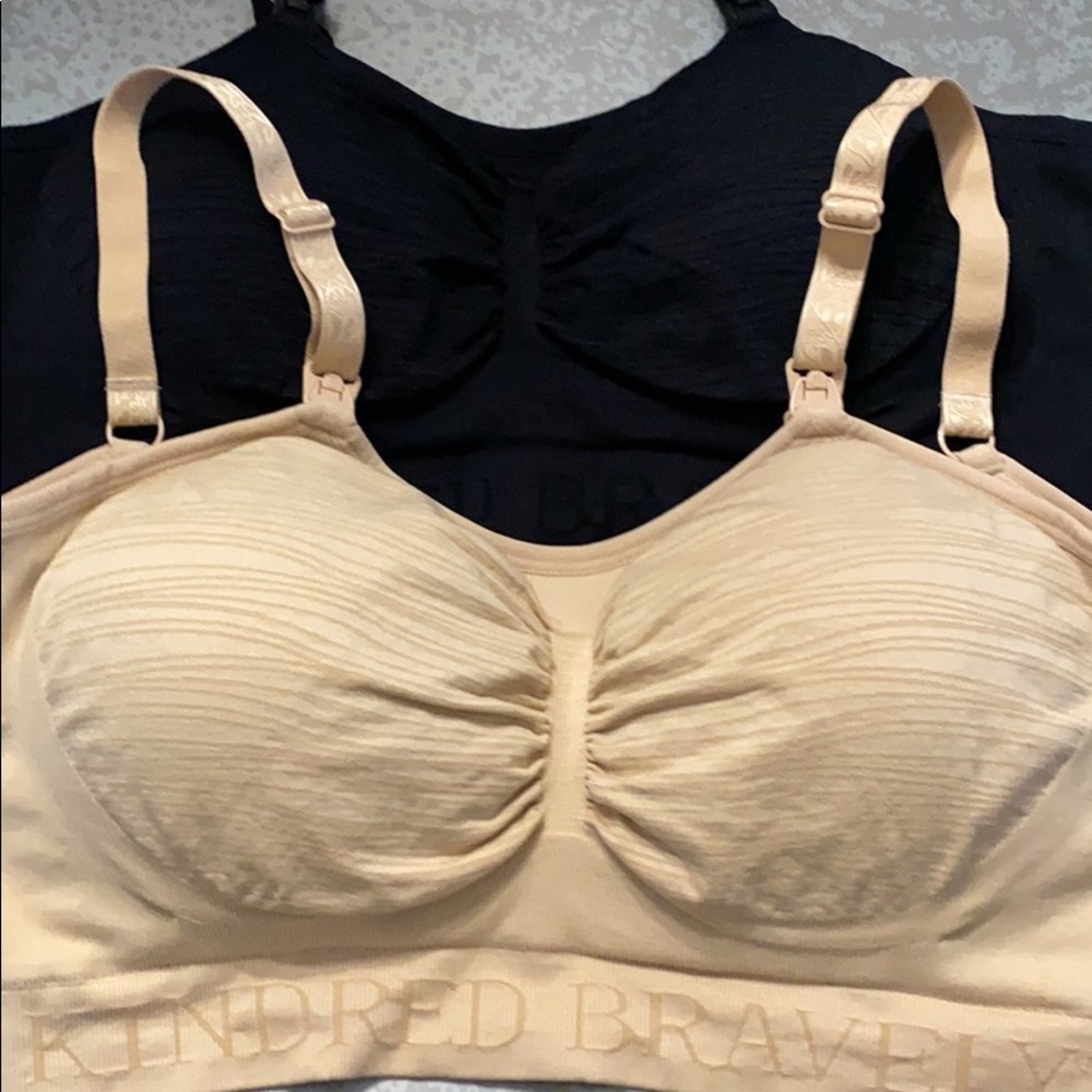 4 Kindred Bravely XL Nursing and Pumping Bras (Bundle)